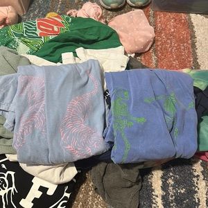 Skeleton Urban Outfitters Tee (Left shirt listed separately